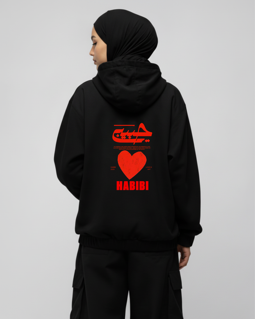 Habibi Heart Oversize Hoodie
