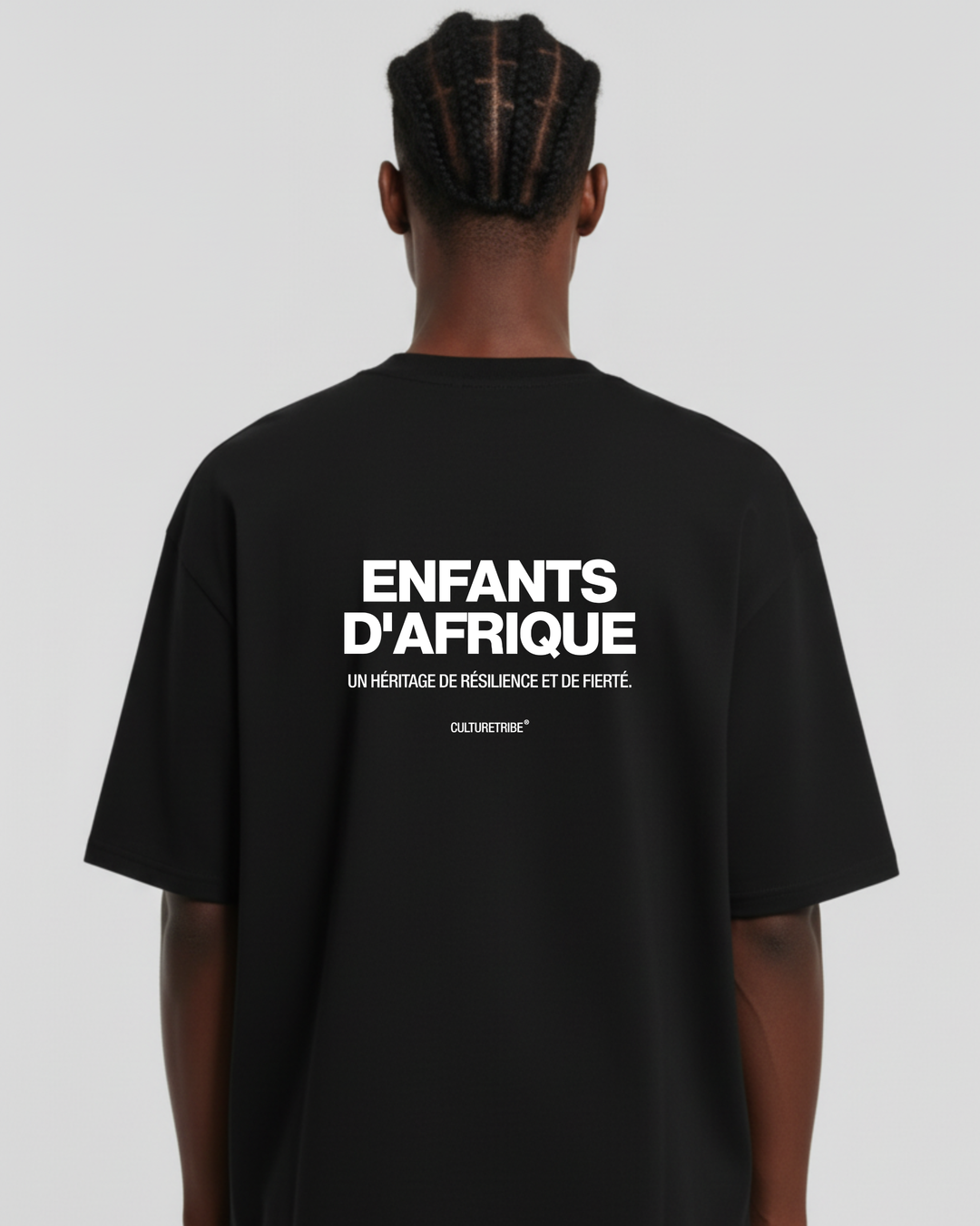 Enfants Afrique Backprint Oversize T-Shirt
