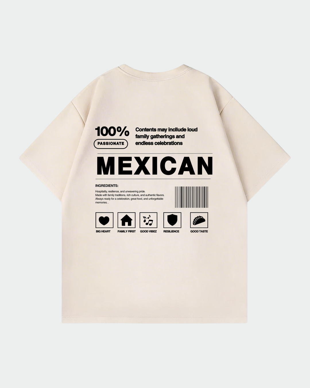 Mexican Definition Oversized Shirt