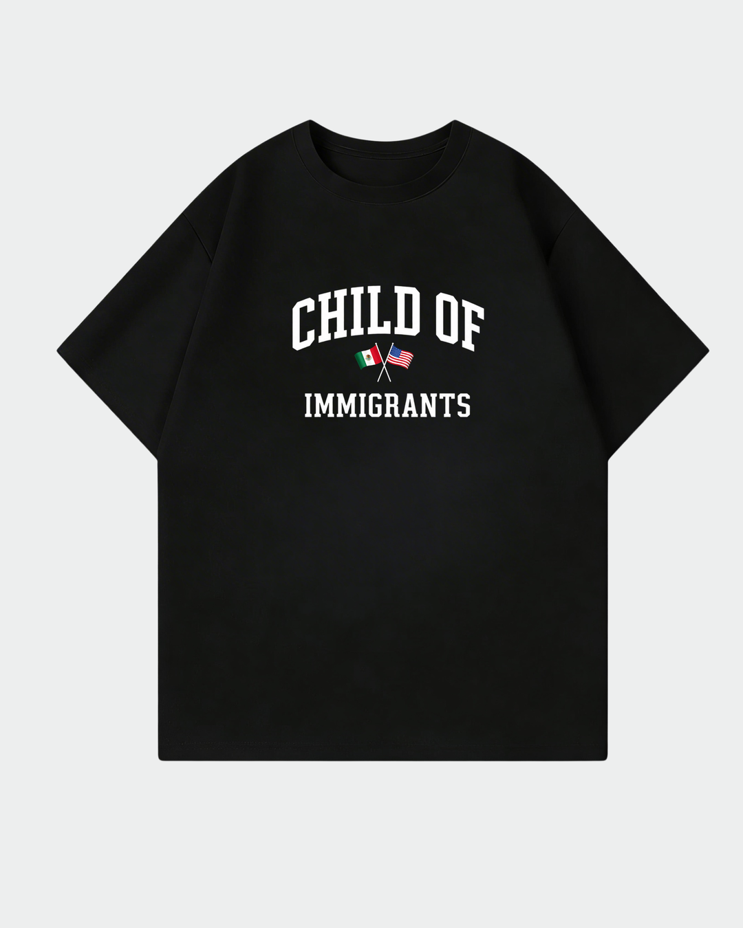 Child Of Immigrants Oversized Shirt