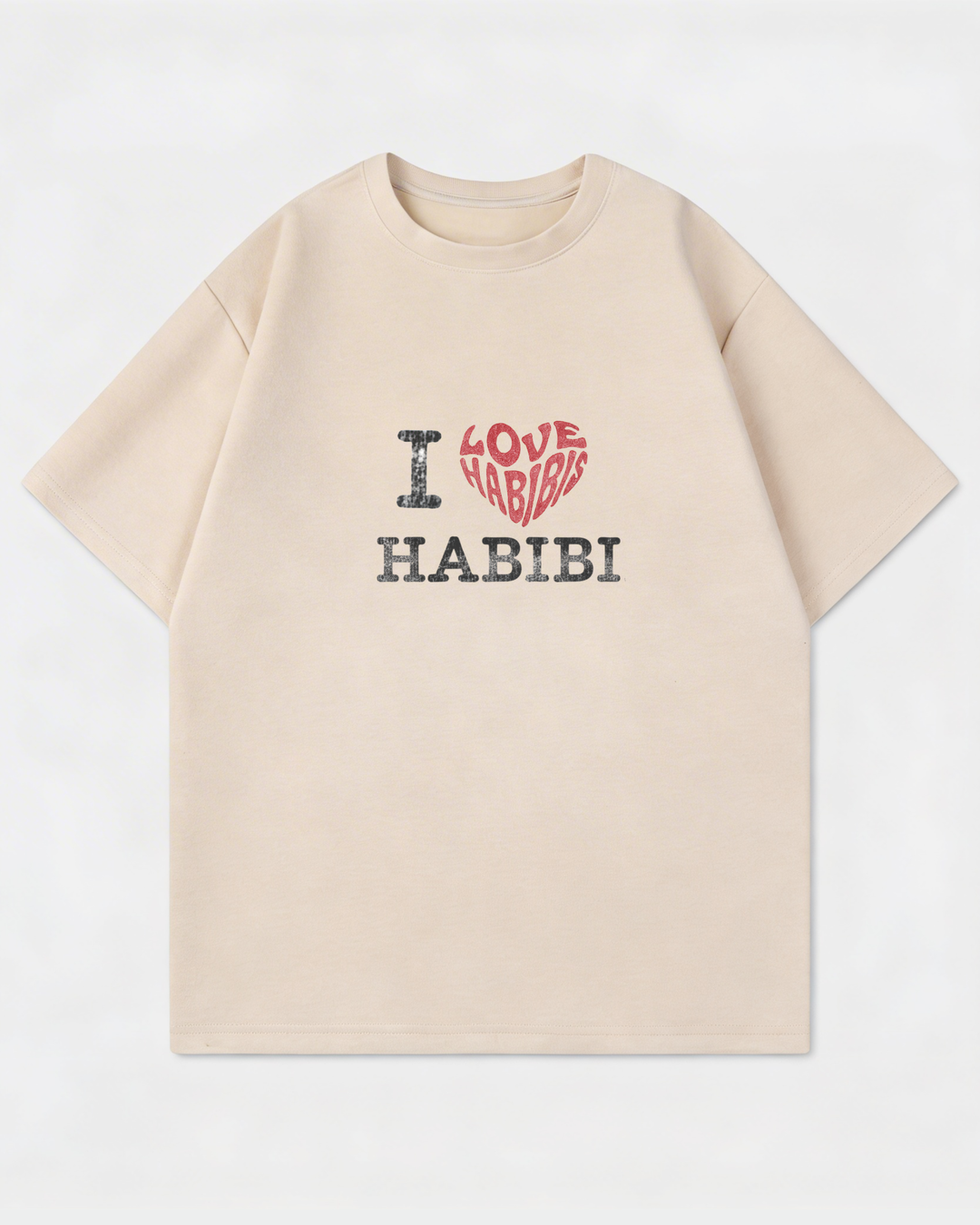 Love Habibi Oversized Shirt