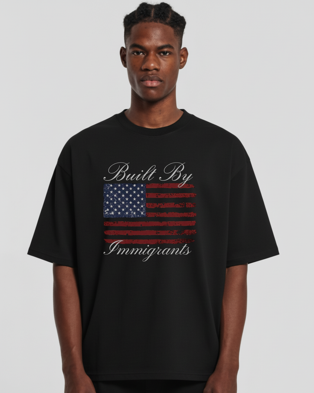 Built By Immigrants Oversized Shirt